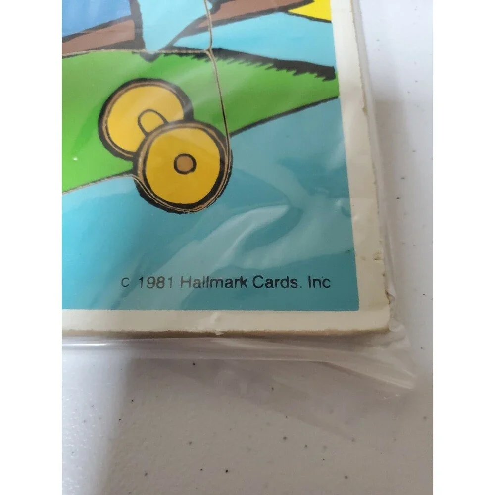 Playskool Vintage Hallmark Wood Puzzle 1981 #330-07 TYG VGC